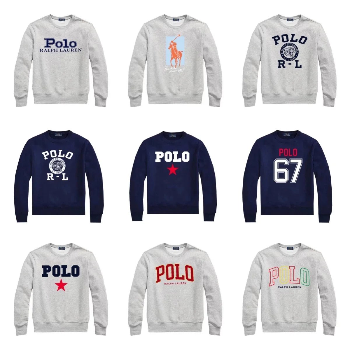 Polo Ralph Lauren Crewneck Sweatshirts for Men and Women
