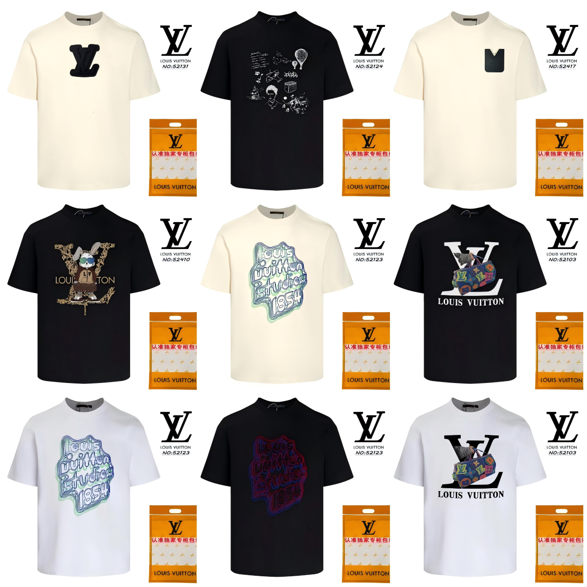 Louis Vuitton Men's Graphic T-Shirts Collection 2024