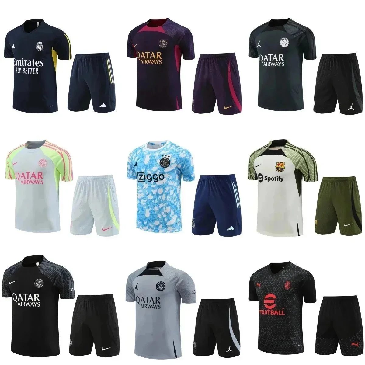 Official Football Kits for Men - Soccer Jerseys and Shorts Sets