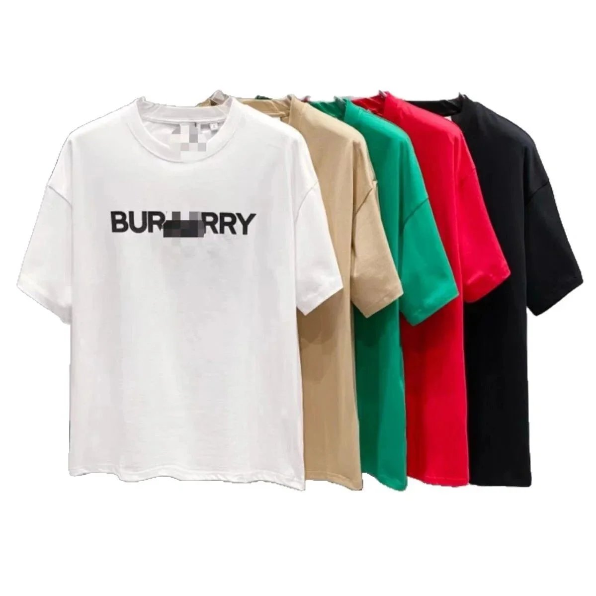 BURBERRY Logo Print Short Sleeve T-Shirt for Men and Women