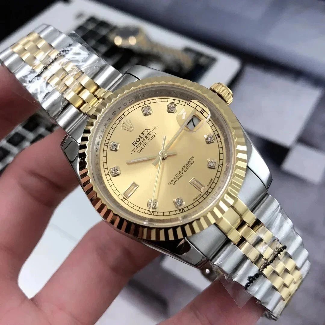 Rolex Oyster Perpetual Datejust Two-Tone Gold and Steel Watch