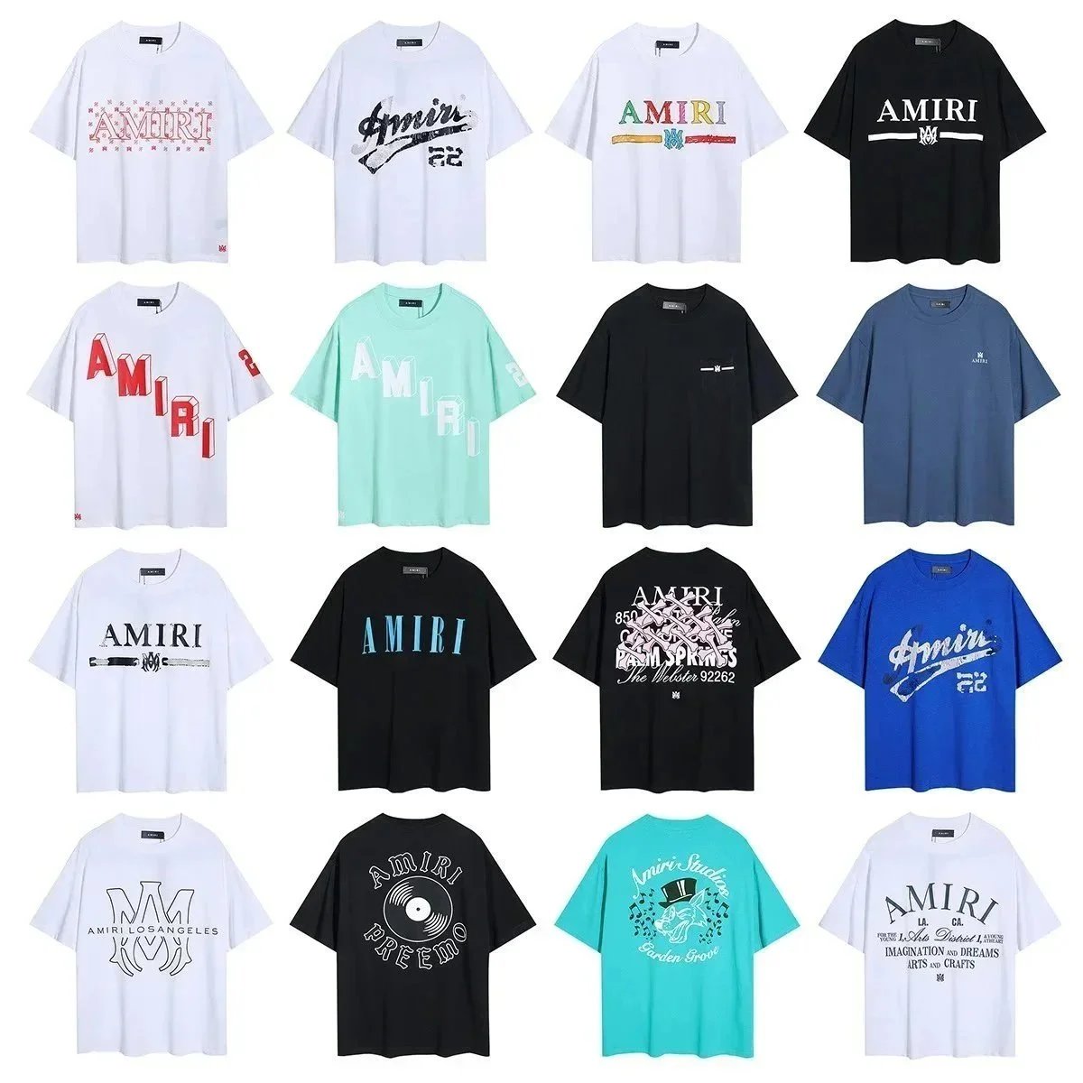 AMIRI Oversized T-Shirts for Men and Women - Streetwear Fashion