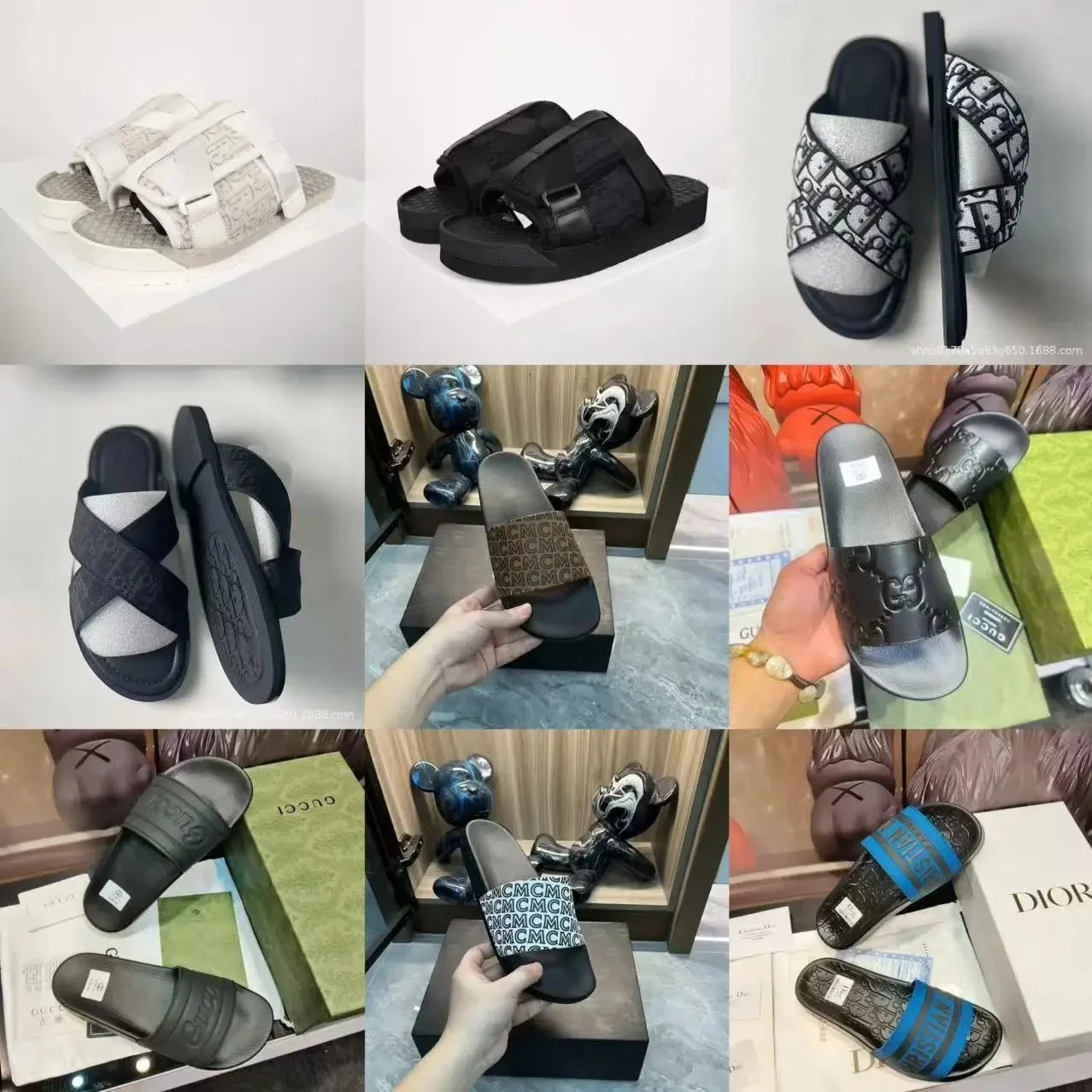Luxury Designer Slide Sandals for Men and Women
