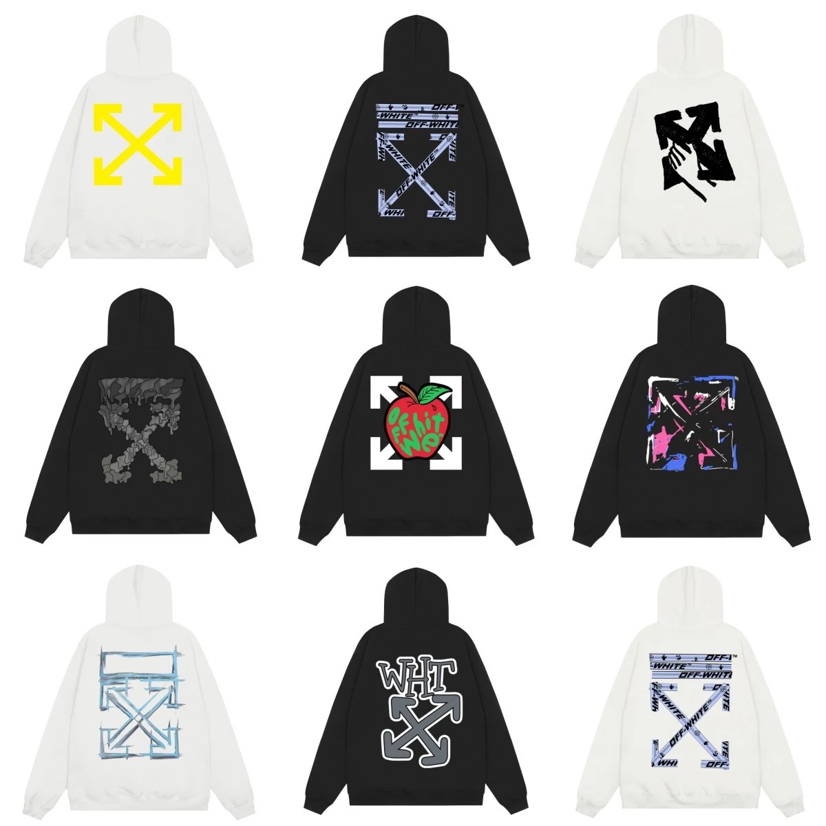 OFF-WHITE Hoodie Collection - Streetwear Fashion Sweatshirts