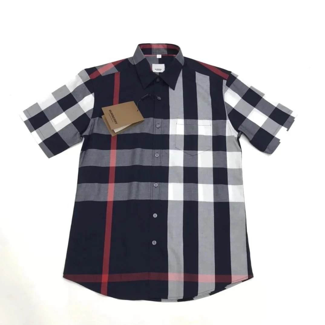 Burberry Men's Short Sleeve Check Shirt