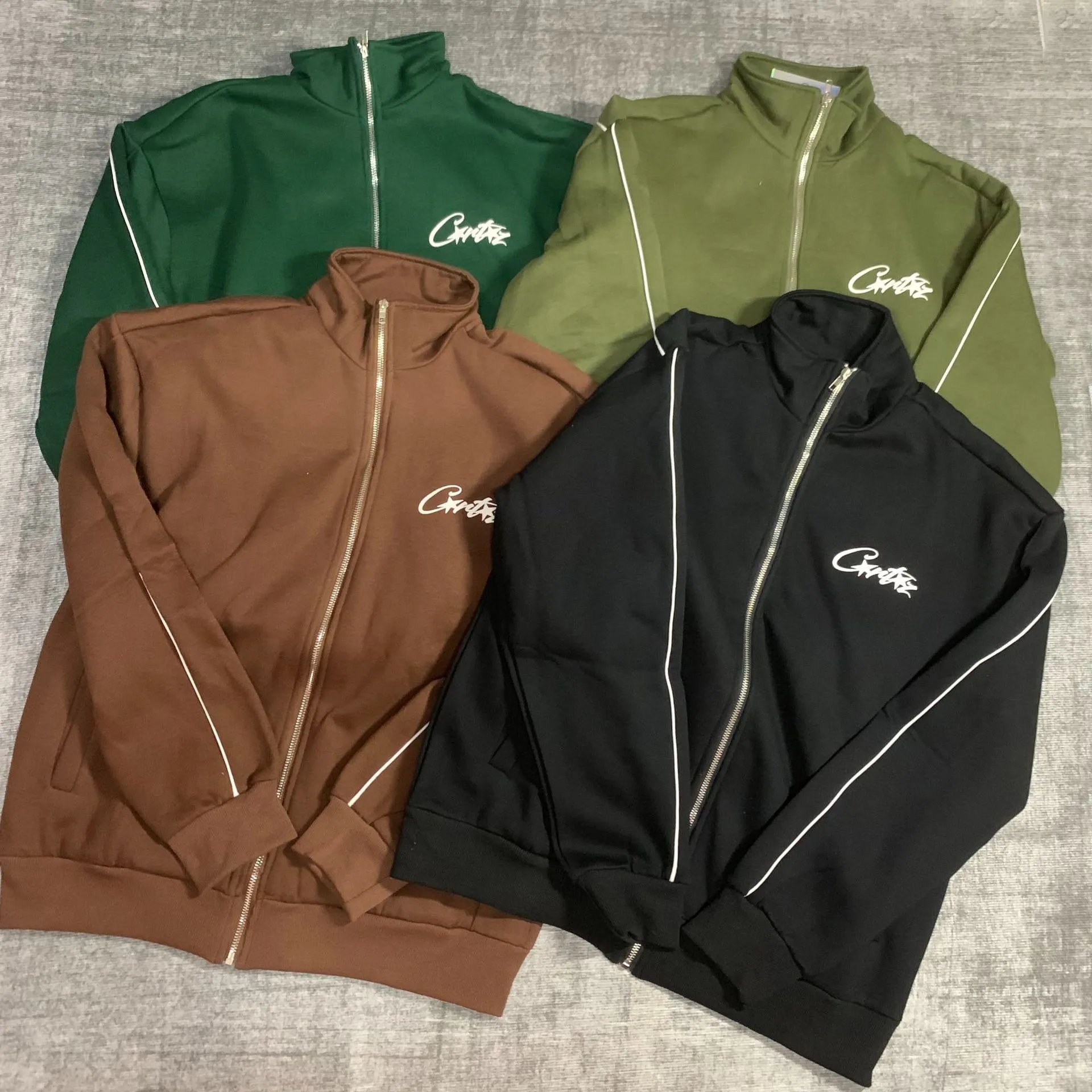 Carte Zip-Up Track Jacket in Multiple Colors