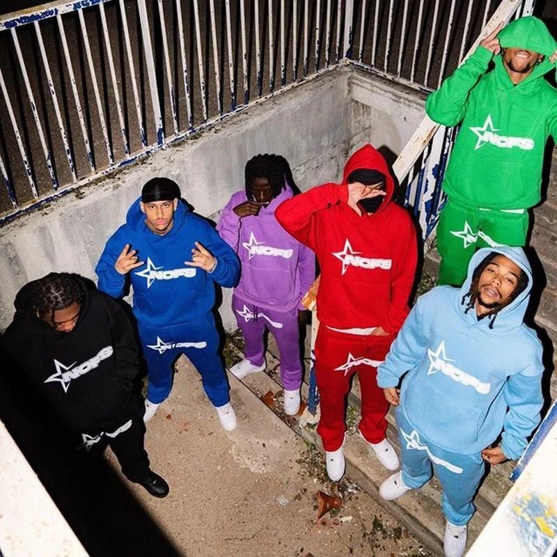 NORO Star Logo Hoodie & Sweatpants Set - Streetwear Fashion