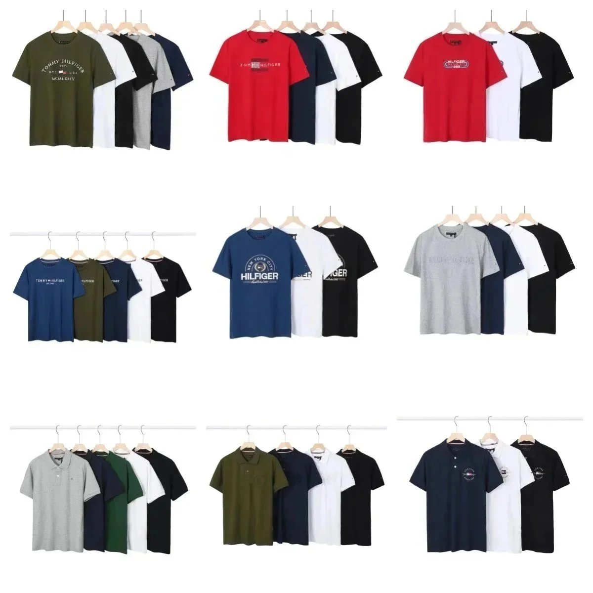 Tommy Hilfiger Men's T-Shirts & Polo Shirts Collection