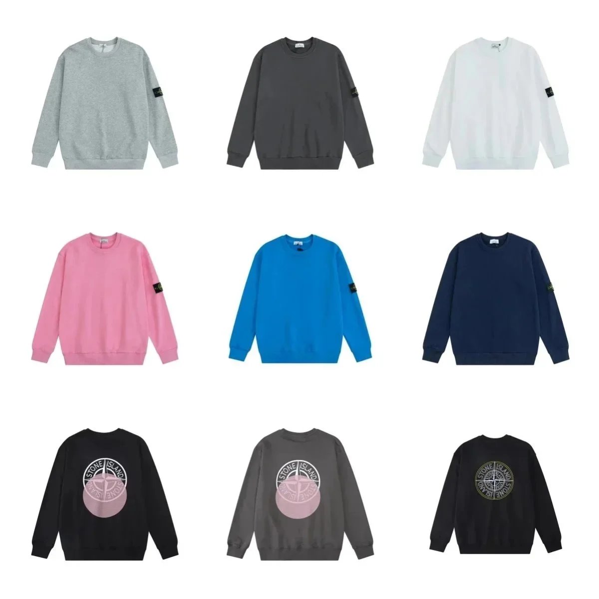 Stone Island Crewneck Sweatshirt - Classic Logo Design