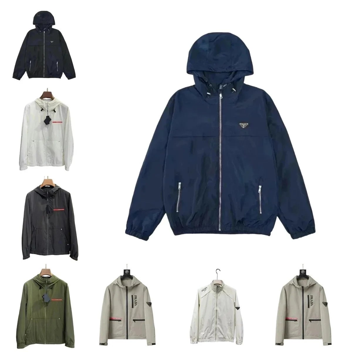 Prada Lightweight Hooded Jacket for Men and Women
