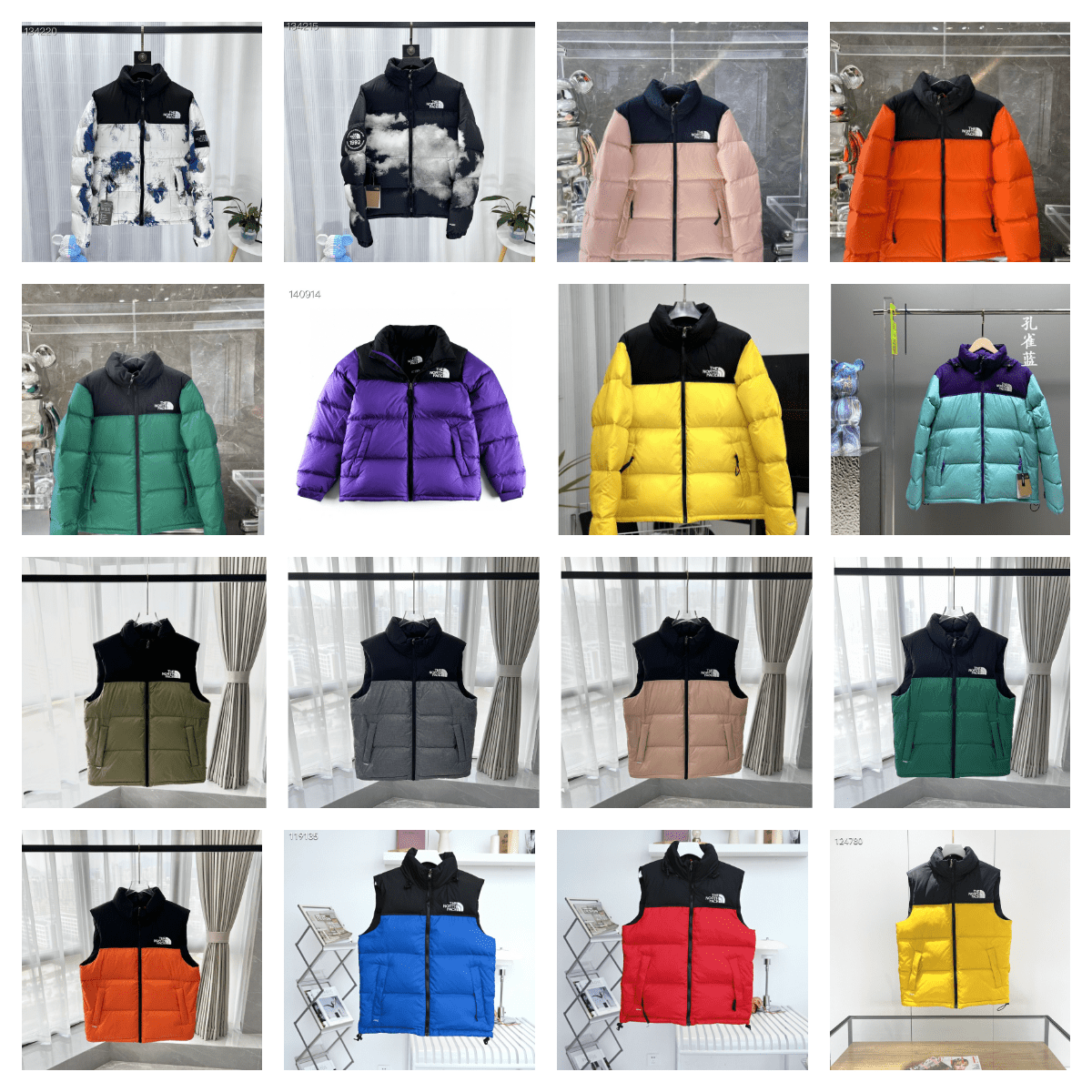 The North Face Nuptse Vest and Jacket Collection