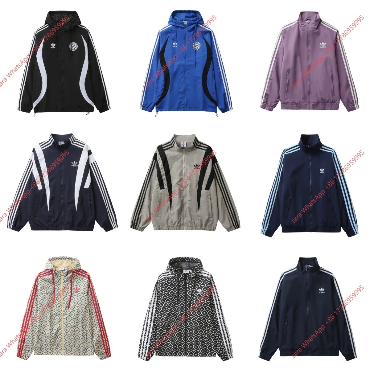 Adidas Originals Track Jacket Men Women Sportswear Hoodie Windbreaker