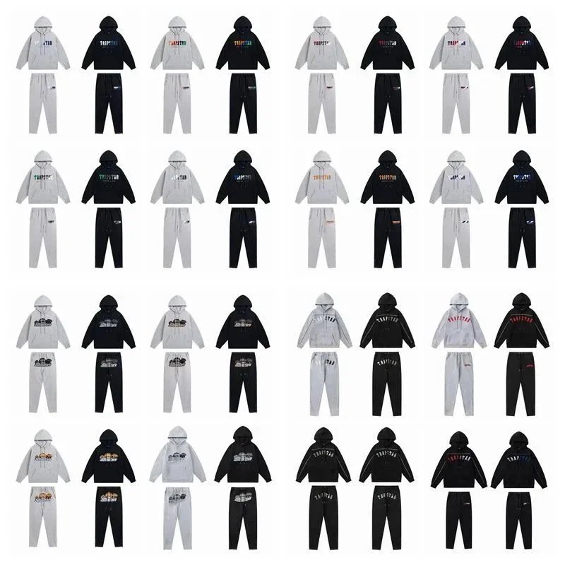 TRAPSTAR Hoodie and Sweatpants Set - Streetwear Tracksuit for Men