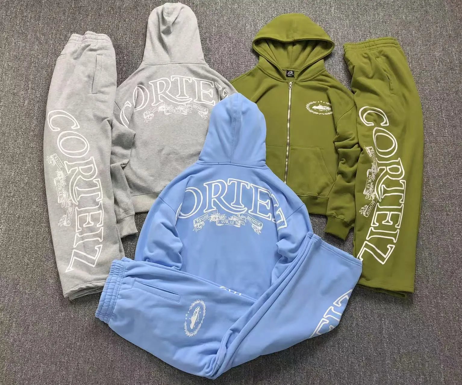 CORTEZ Hoodie and Sweatpants Set - Casual Streetwear Tracksuit
