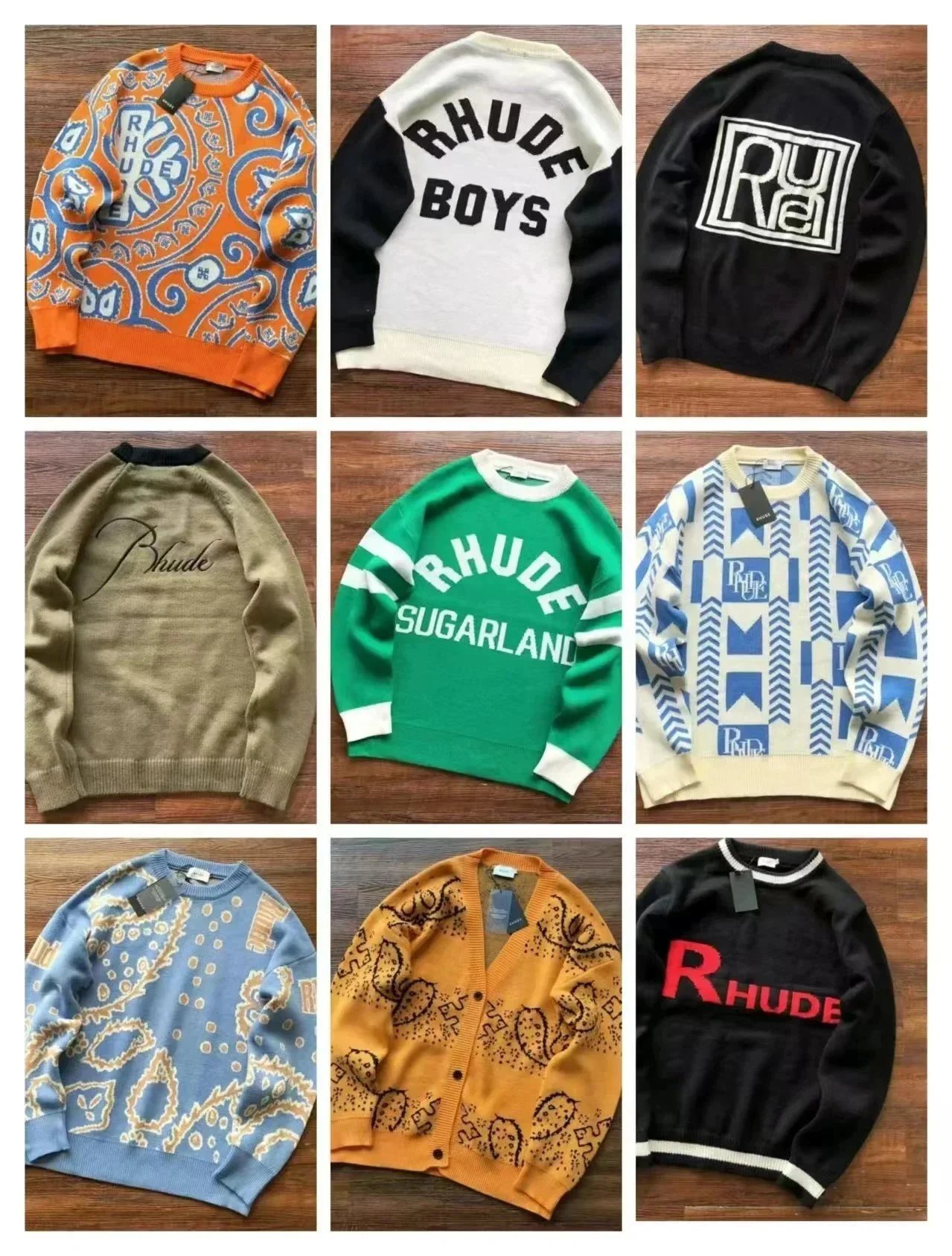 RHUDE Knit Sweaters Collection for Men and Women