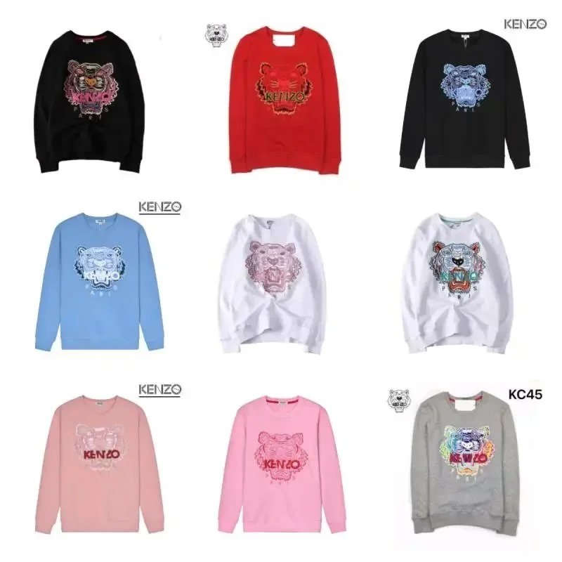 KENZO Tiger Logo Sweatshirt Unisex Crewneck Sweater
