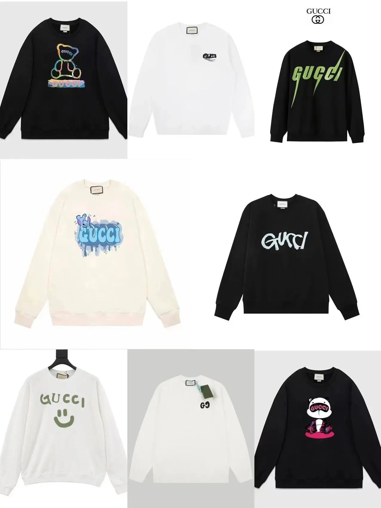 Gucci Logo Sweatshirts for Men and Women