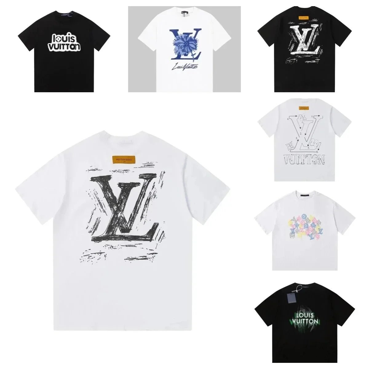 Louis Vuitton Men's Graphic T-Shirts Collection