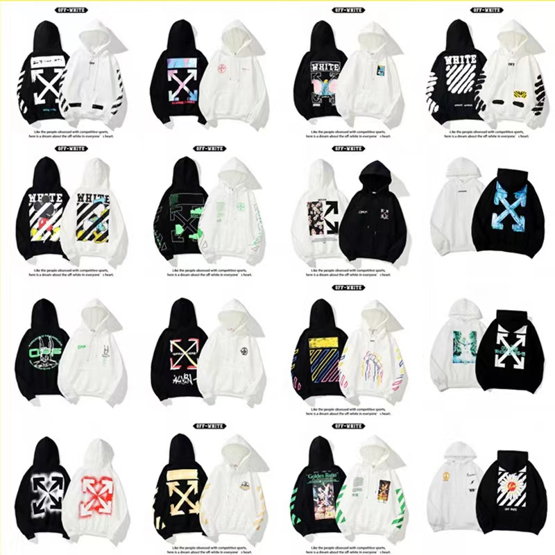 OFF-WHITE Hoodies for Men and Women Streetwear Fashion