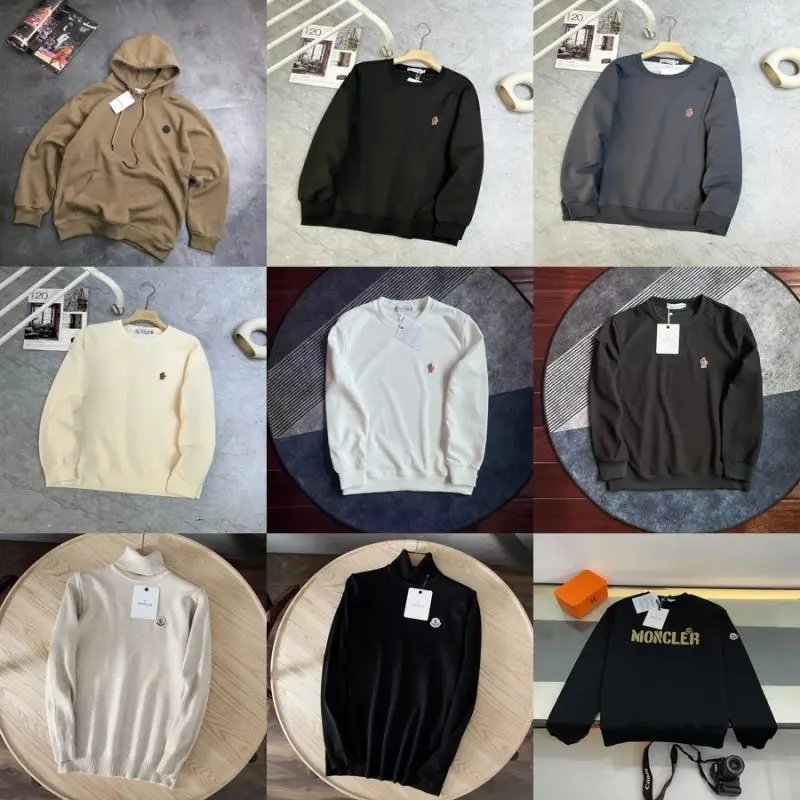 Moncler Hoodies and Sweaters for Men - Premium Cotton Sweatshirts