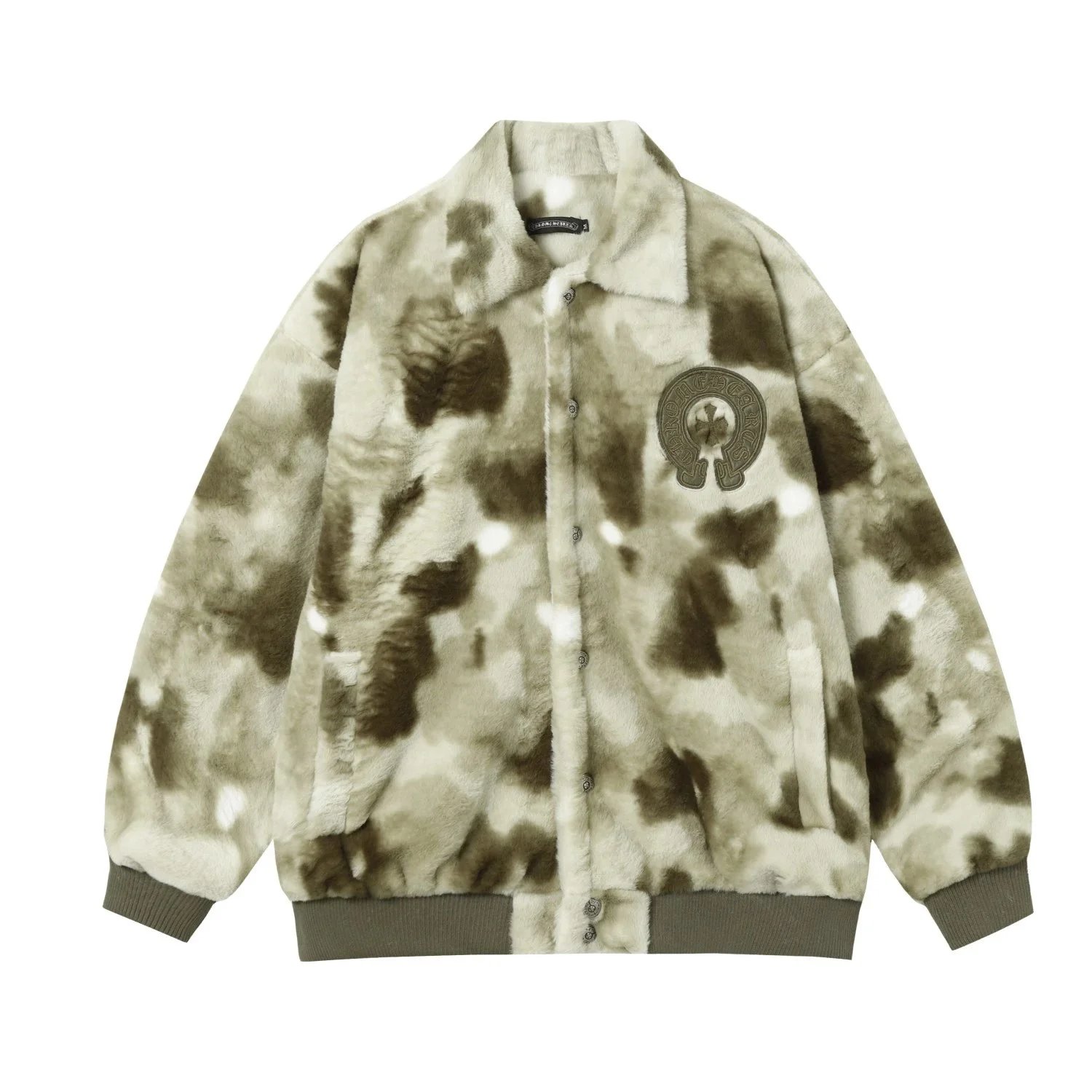 BAPE Camouflage Faux Fur Bomber Jacket