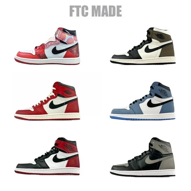 Air Jordan 1 High OG Sneakers Men's Basketball Shoes