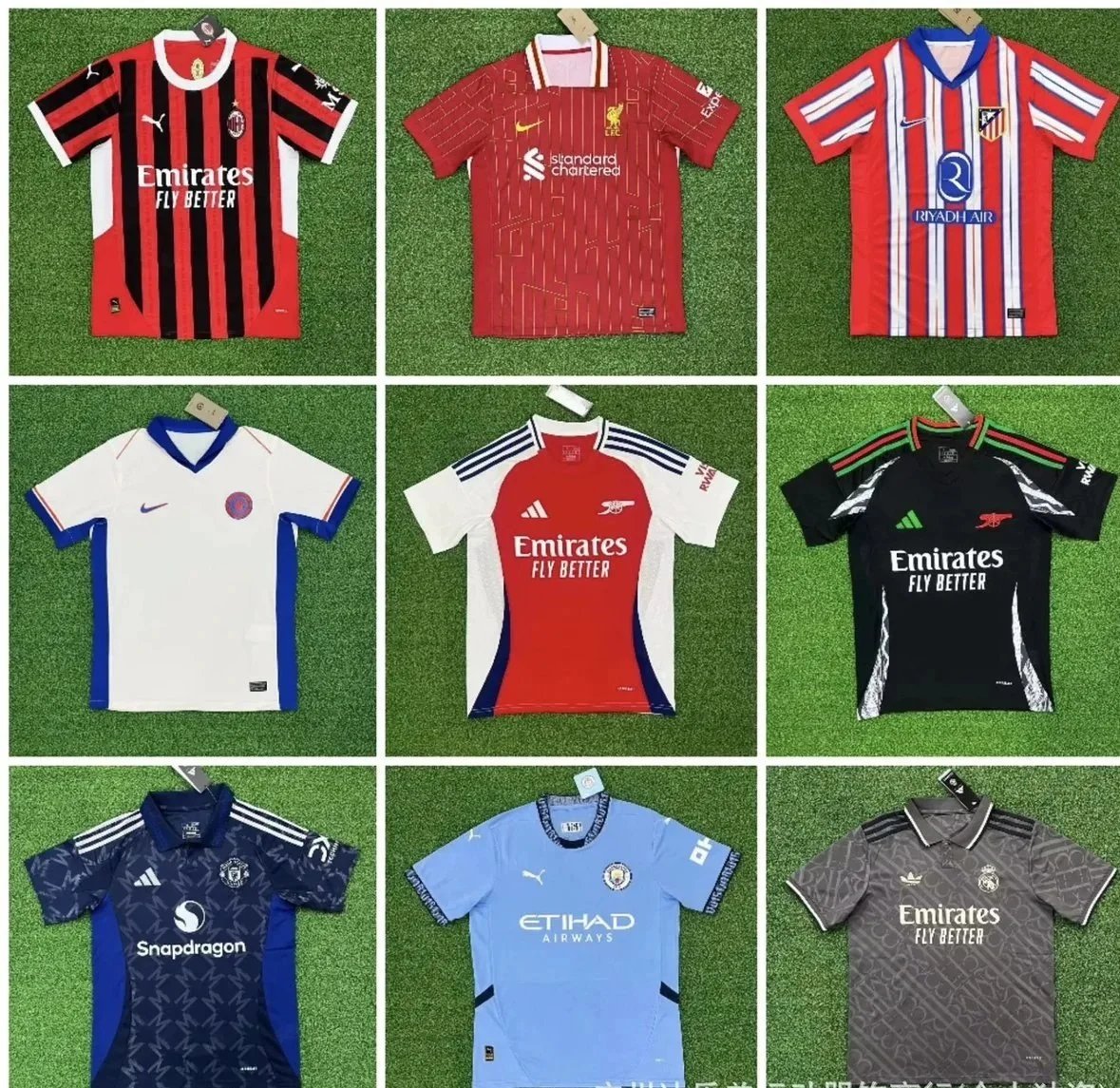 Official Football Club Jerseys for Men and Kids