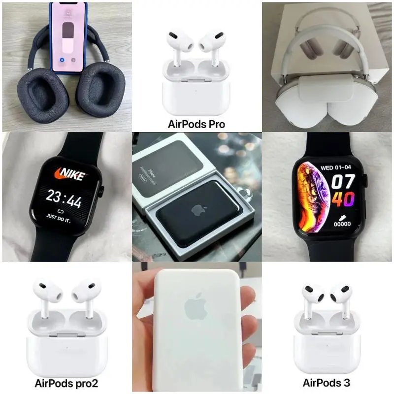 Apple AirPods Pro 2 and AirPods 3 Wireless Earbuds with Apple Watch Series