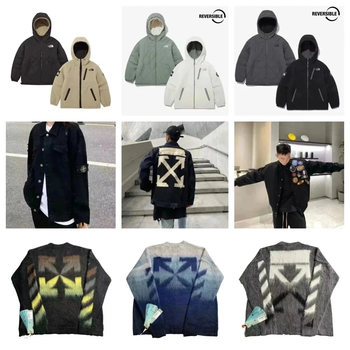 Reversible Hooded Puffer Jacket for Men and Women