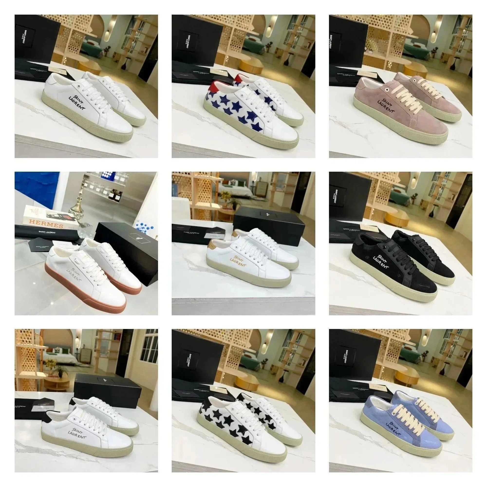 Saint Laurent Classic Sneakers for Men and Women