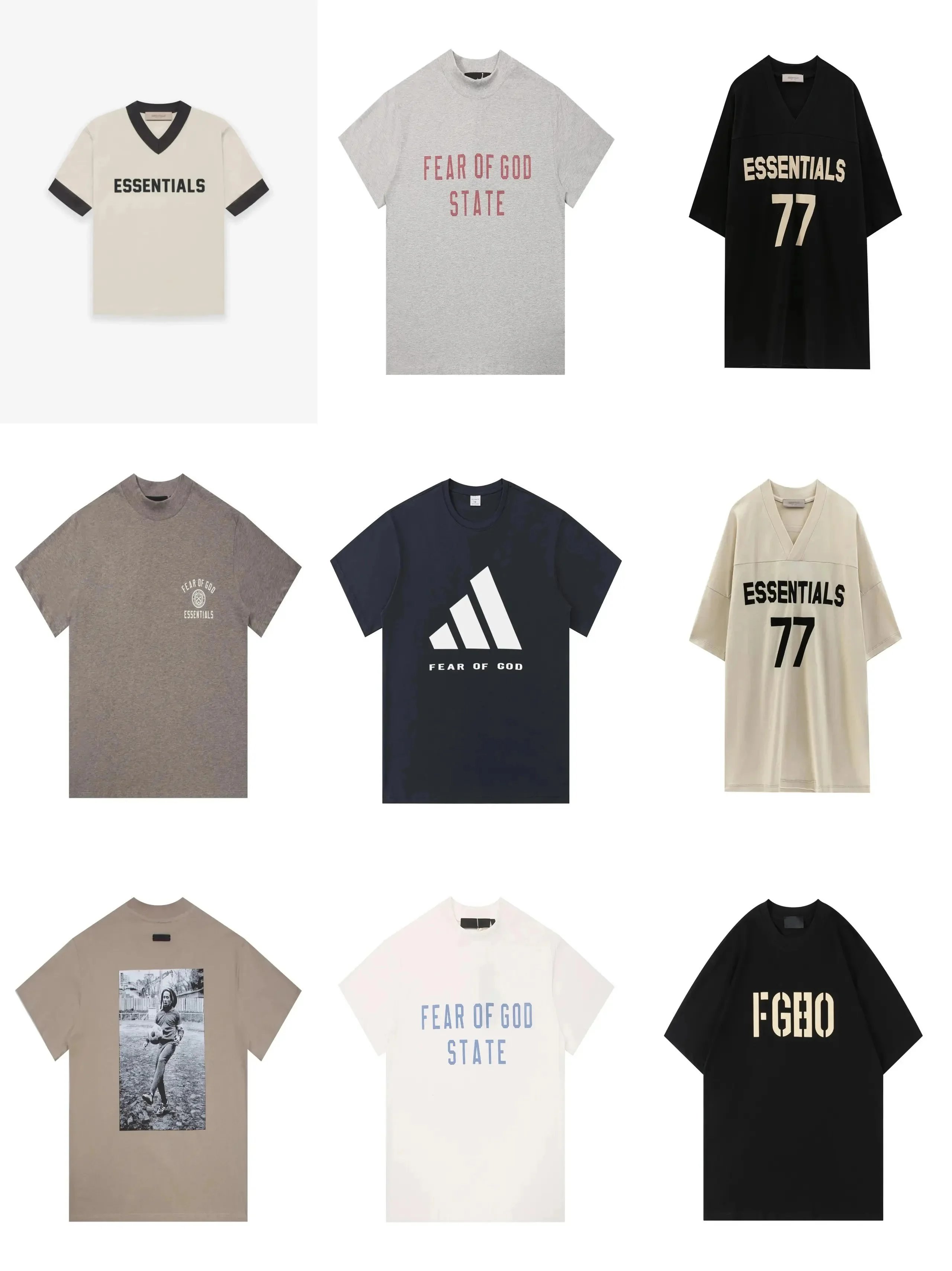 Fear of God Essentials T-Shirts Collection