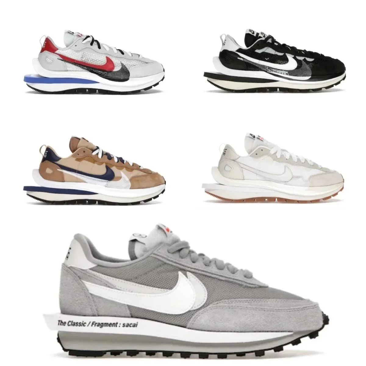 Nike x sacai LD Waffle The Classic Fragment Sneakers