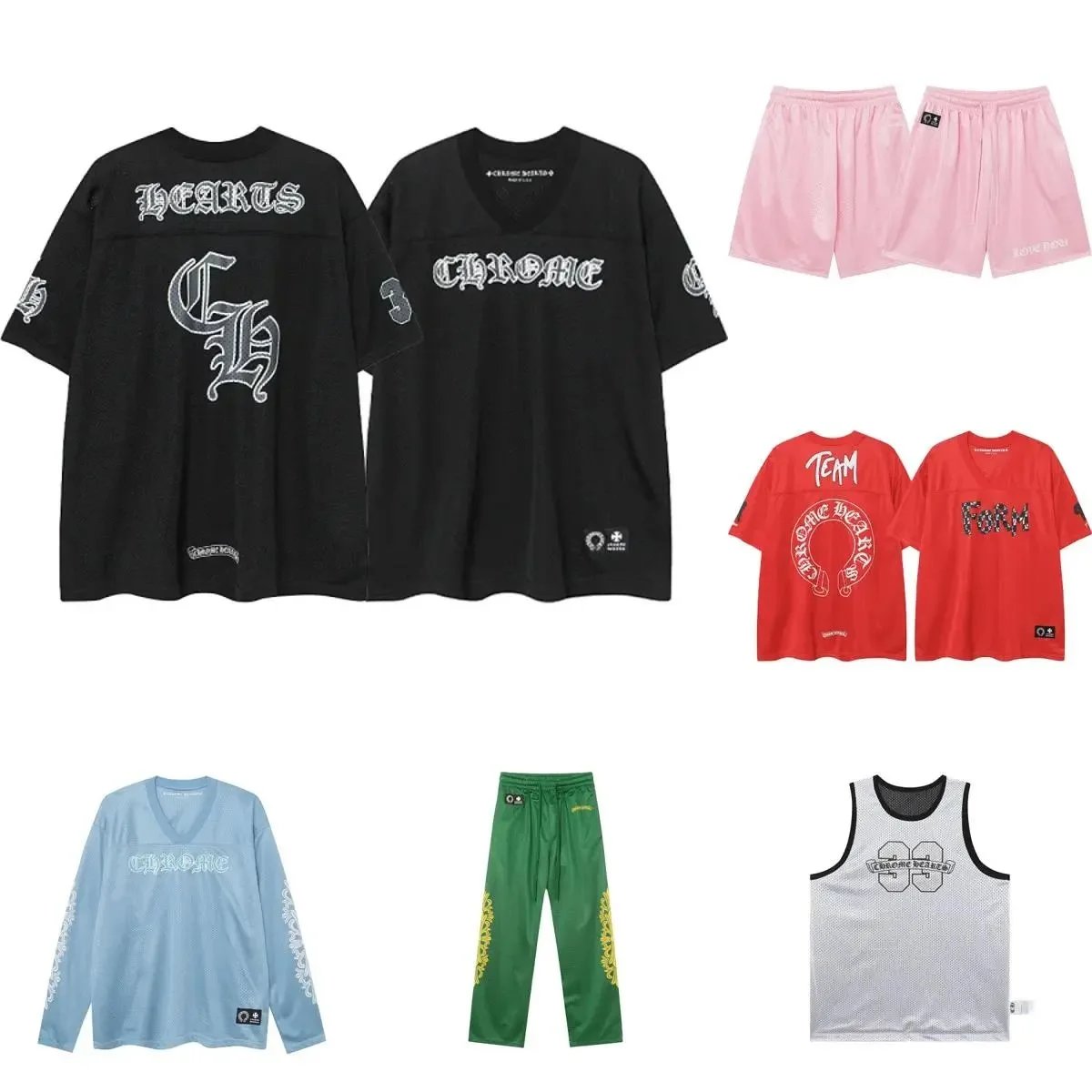Chrome Hearts Basketball Jersey Set for Men and Women