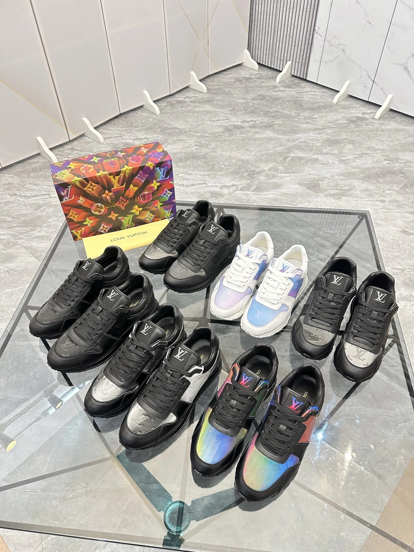 Louis Vuitton LV Trainer Sneakers Men Women Fashion Sport Shoes