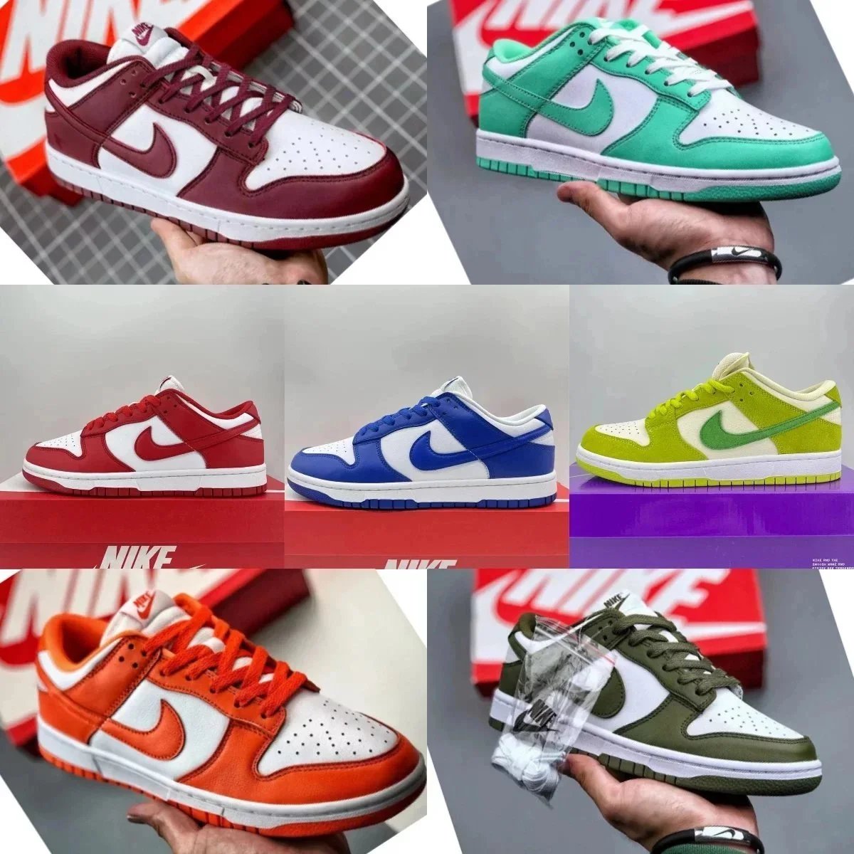 Nike Dunk Low Sneakers - Classic Colorways for Men and Women