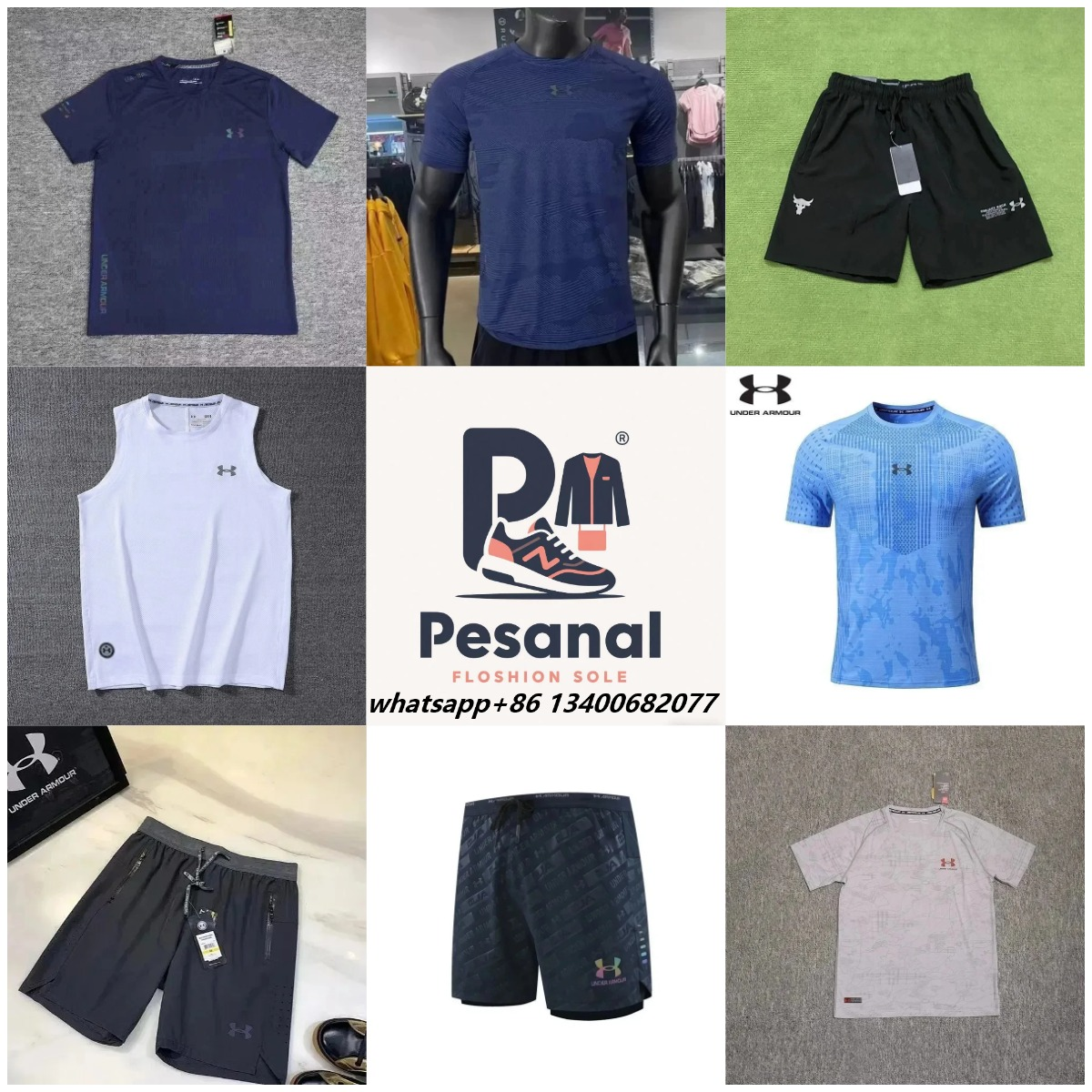 Under Armour Men's Performance T-Shirts and Shorts Set