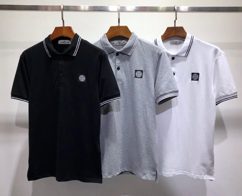 Stone Island Men's Polo Shirt Classic Fit Cotton Pique