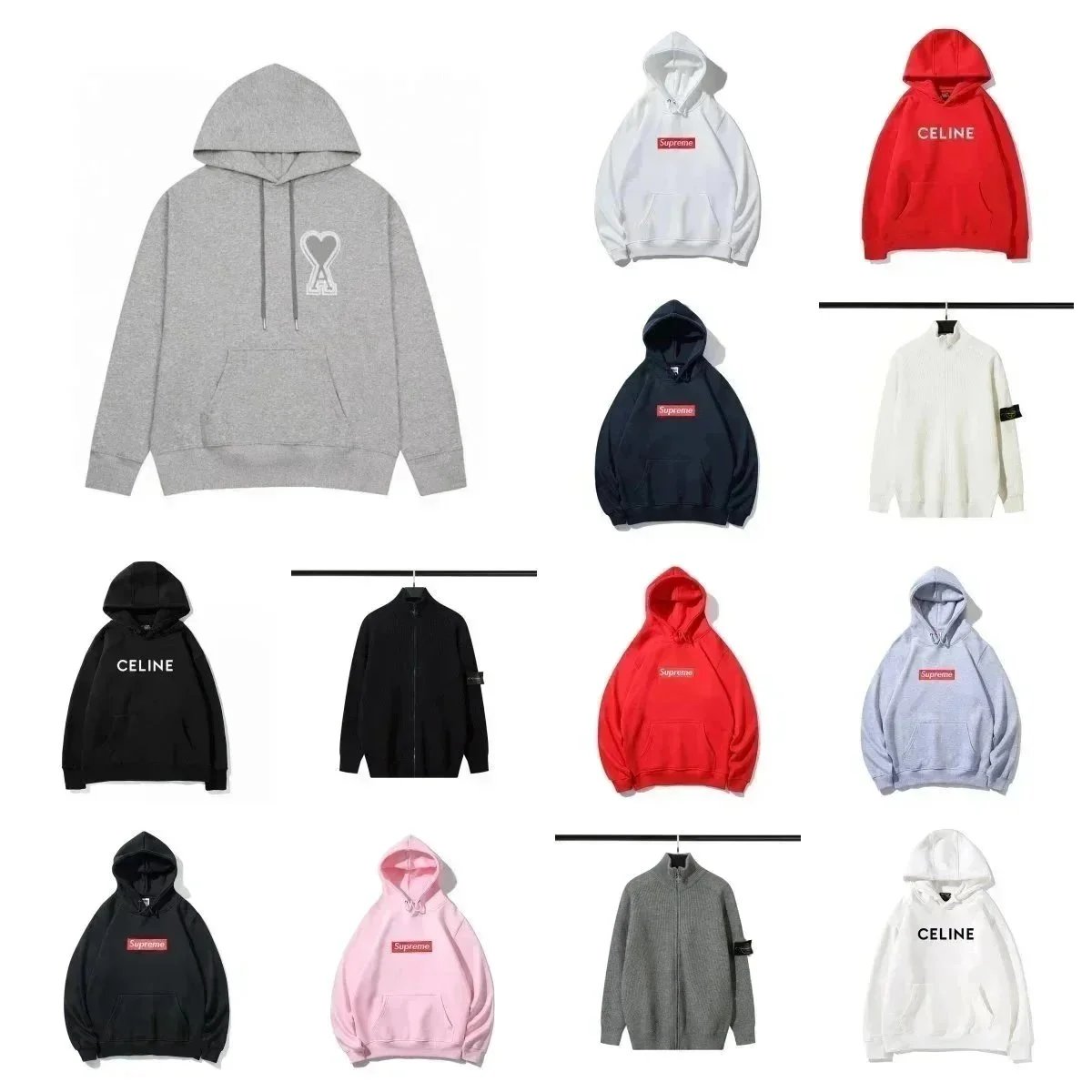 Supreme Hoodie Collection - Classic Box Logo Sweatshirts