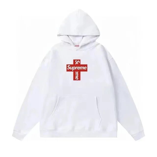 Supreme White Box Logo Hoodie
