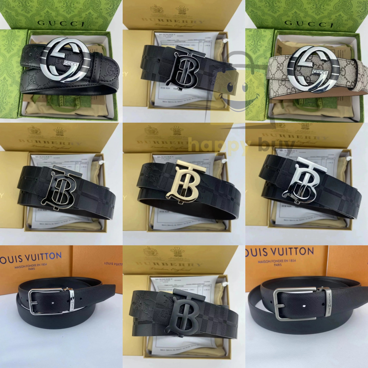 Luxury Designer Belts for Men - Gucci, Burberry, Louis Vuitton