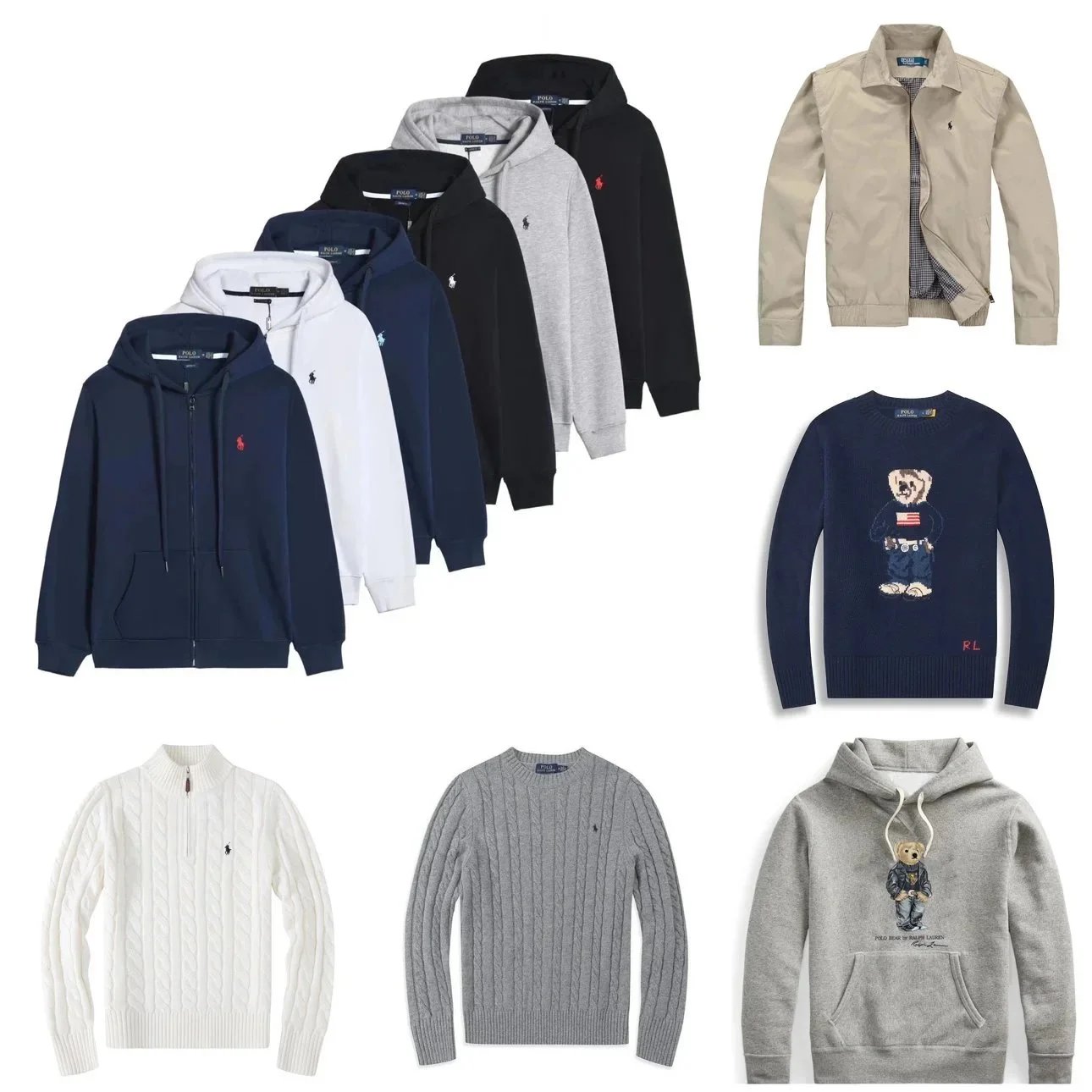 Polo Ralph Lauren Men's Hoodies Sweaters Jackets