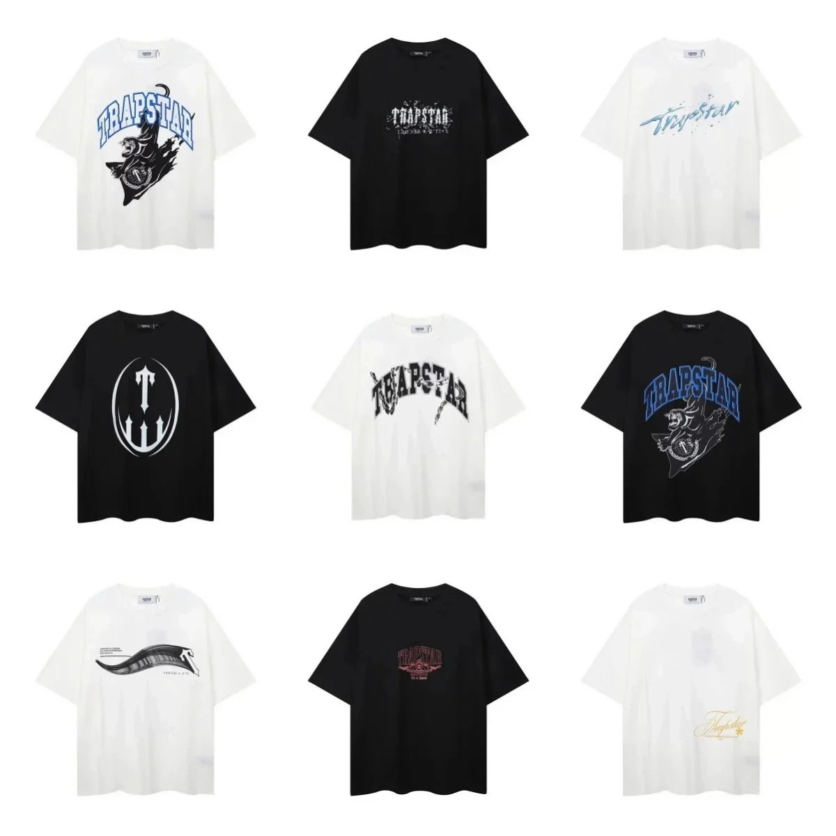 TRAPSTAR Oversized T-Shirts for Men and Women Streetwear Fashion