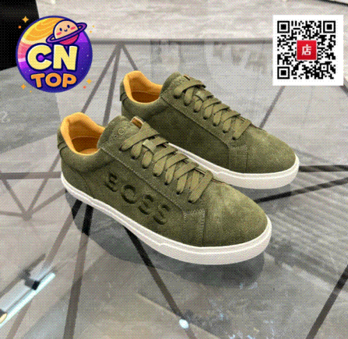 ECCO Green Suede Sneakers Men Women Casual Shoes Comfortable Fashion