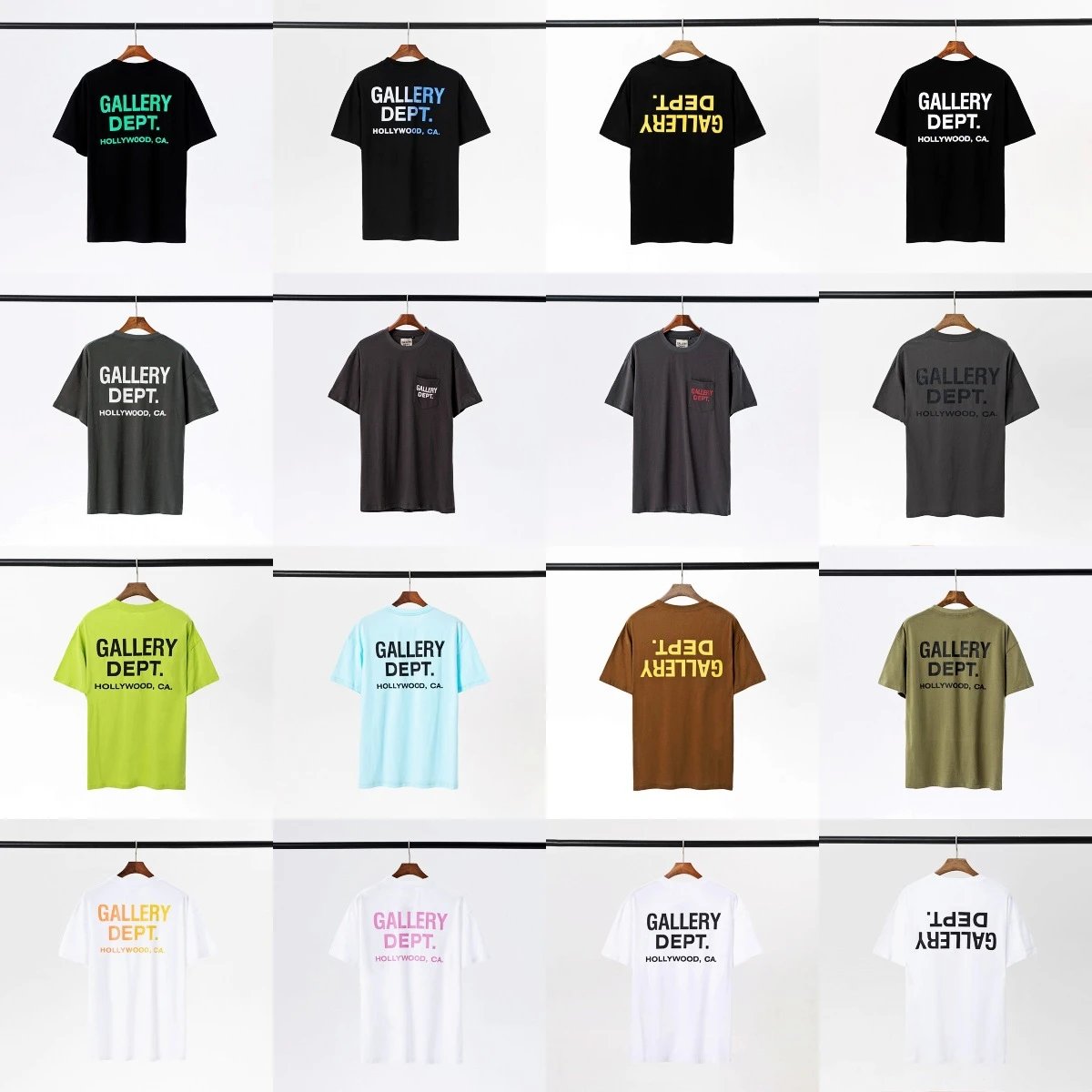 Gallery Dept T-Shirt Collection Hollywood CA Logo Tee