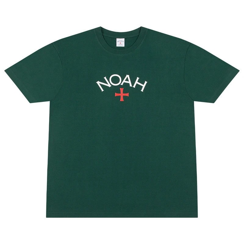 NOAH Arch Logo T-Shirt Green