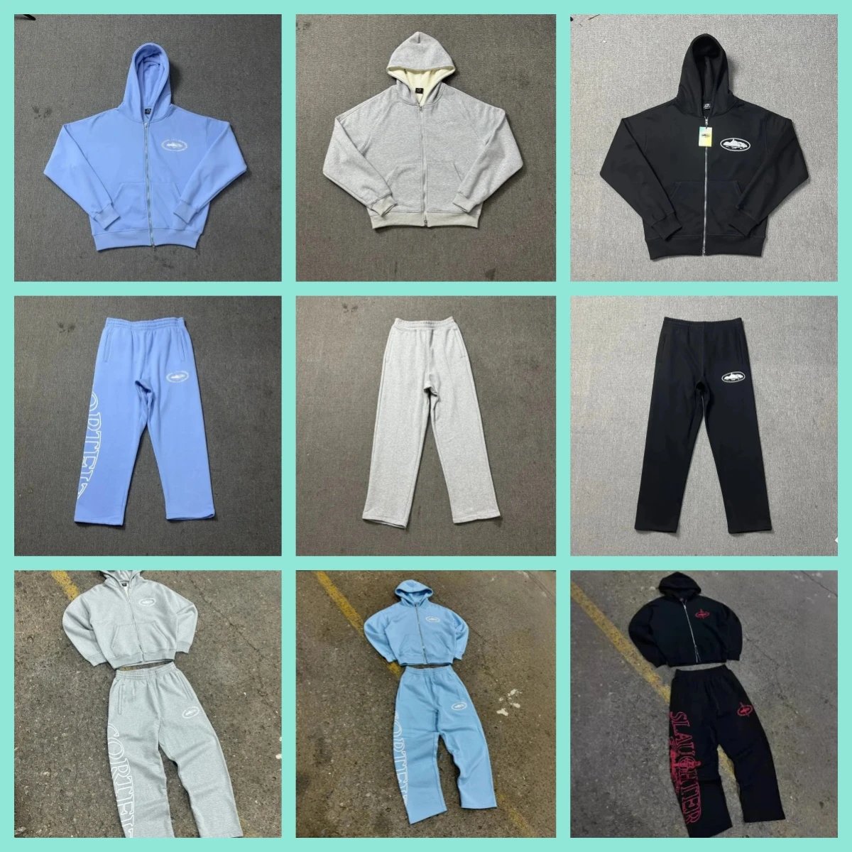 SAPPHIRE Hoodie & Sweatpants Set - Casual Sportswear for Men and Women