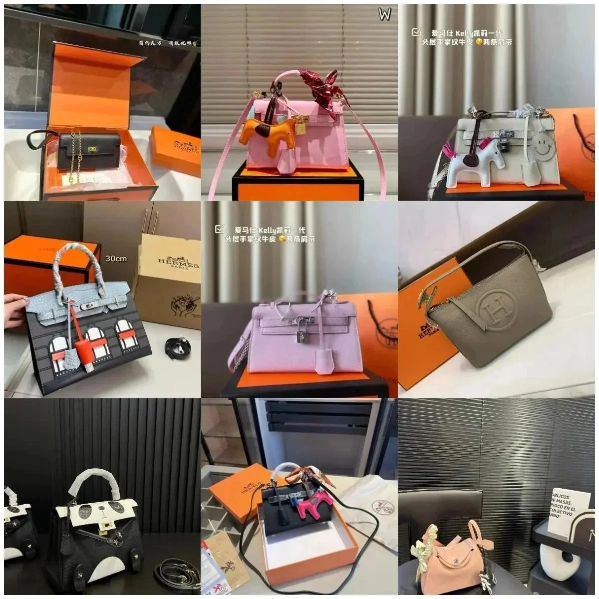 Hermes Kelly Bag Mini Collection Handbags for Women