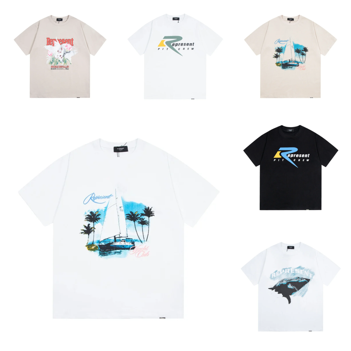 Represent T-Shirts Collection - Summer Vibes & Streetwear Style