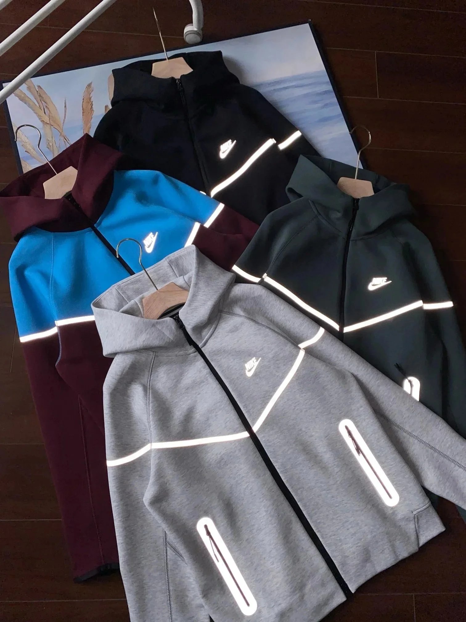Nike Reflective Full-Zip Hoodie for Men and Women
