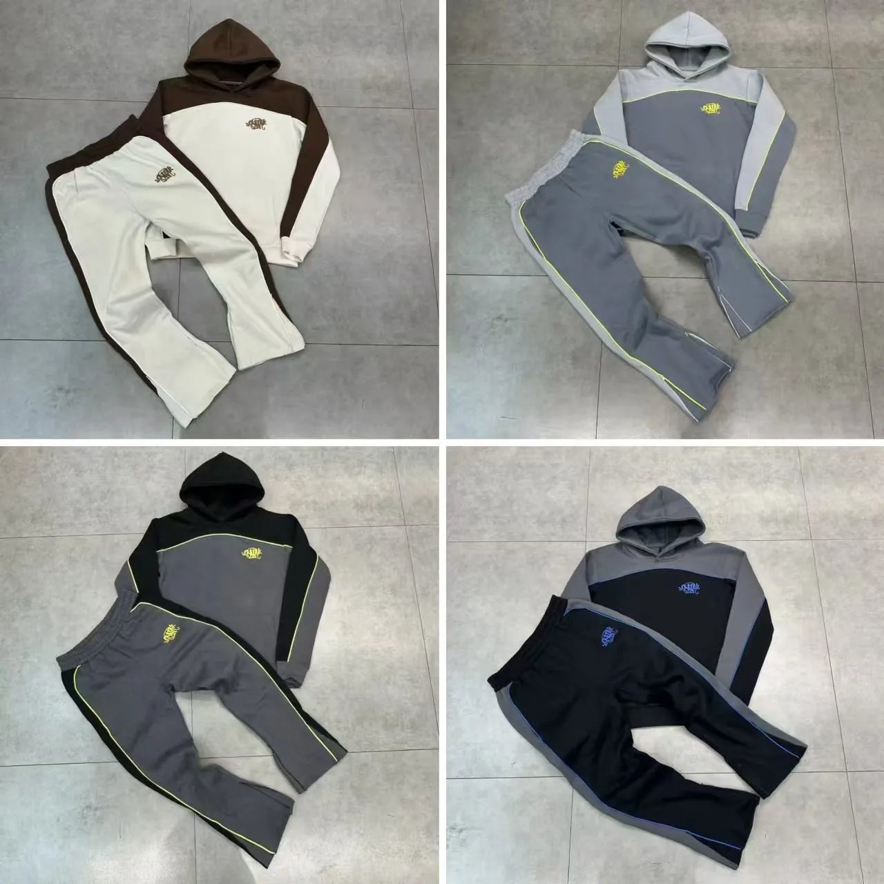Men's Sport Suit Hoodie and Pants Set Casual Wear for Outdoor Activities